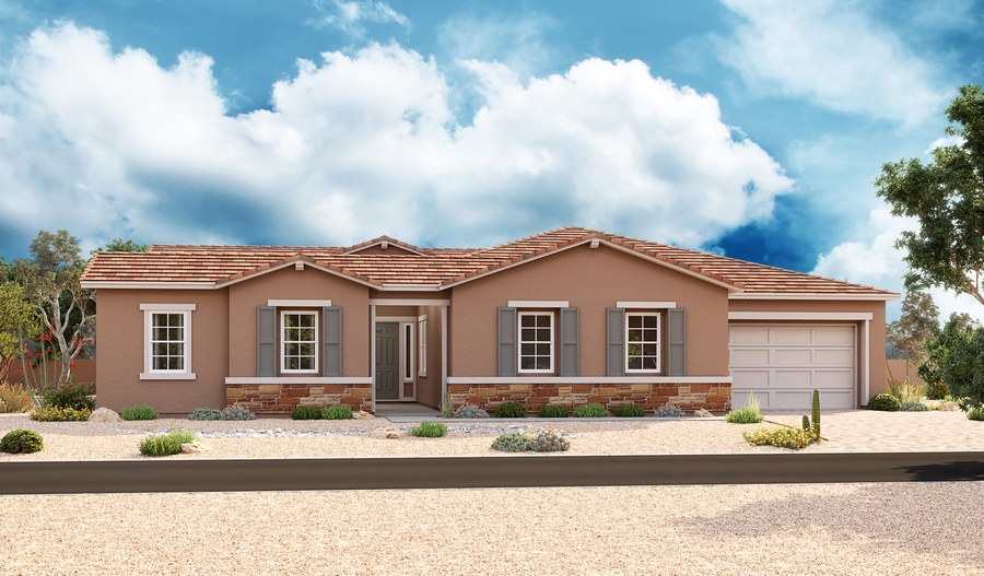 The Raven - Elevation B Exterior B of the Raven floor plan