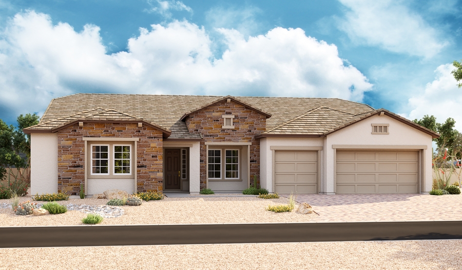 Exterior B of the Robert floor plan
