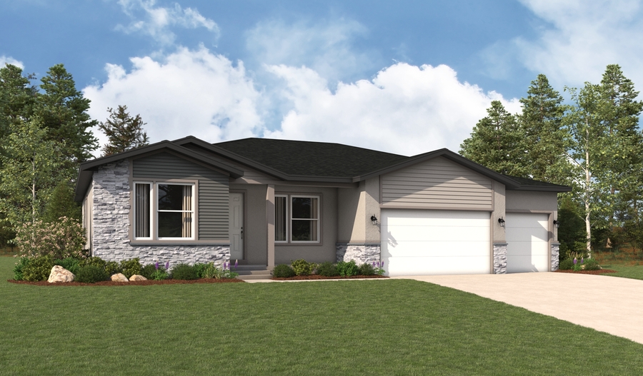 Exterior B of the Helena floor plan