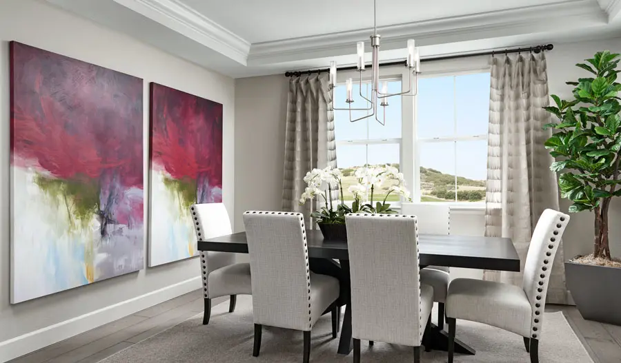 The Seth Dining room of the Seth plan in Denver