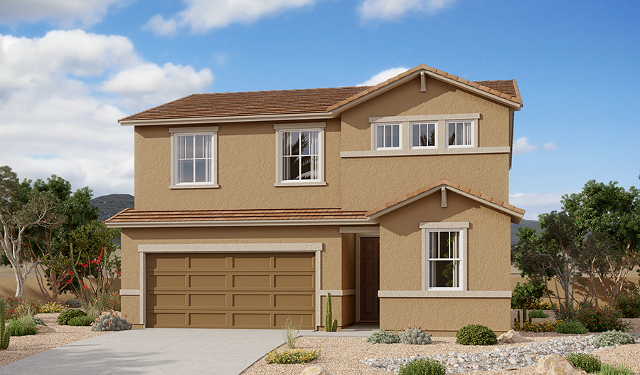 Exterior B of the Pearl floor plan