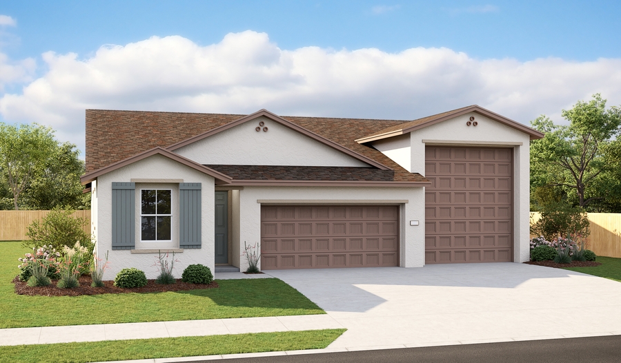 Exterior A of the Pewter floor plan