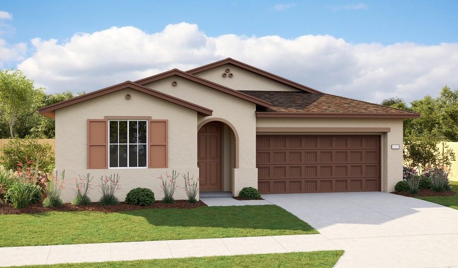 Exterior A of the Agate floor plan