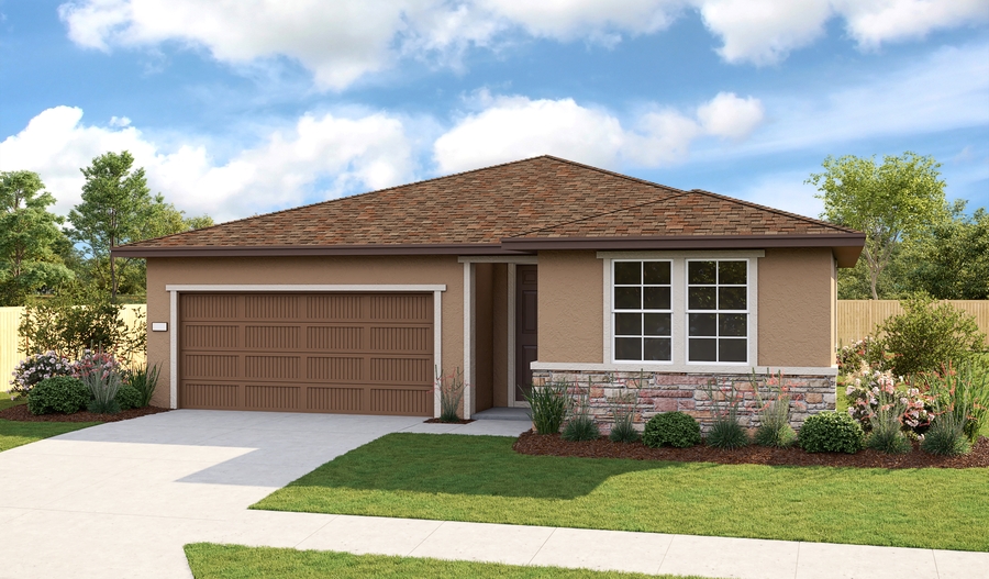 Exterior C of the Amethyst floor plan