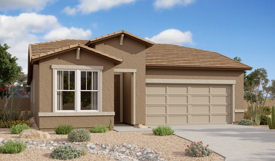 Exterior B of the Sapphire floor plan