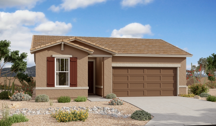 Exterior B of the Larimar floor plan