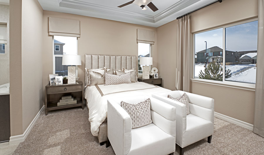 Primary Bedroom Owner's bedroom of the Pinecrest in Crystal Valley