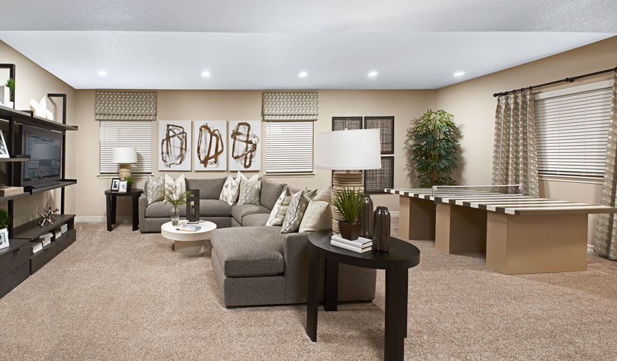 The Pinecrest Basement of the Pinecrest plan in Crystal Valley