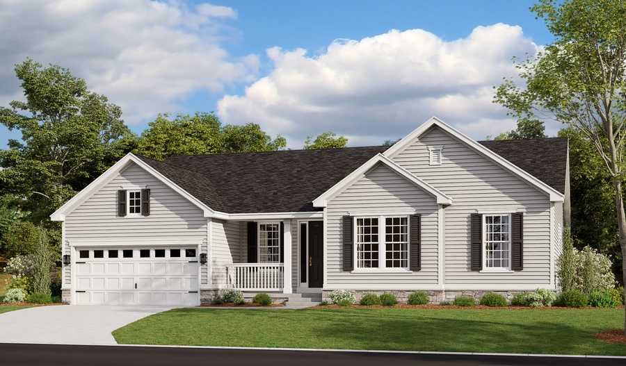 Exterior A of the Melody floor plan