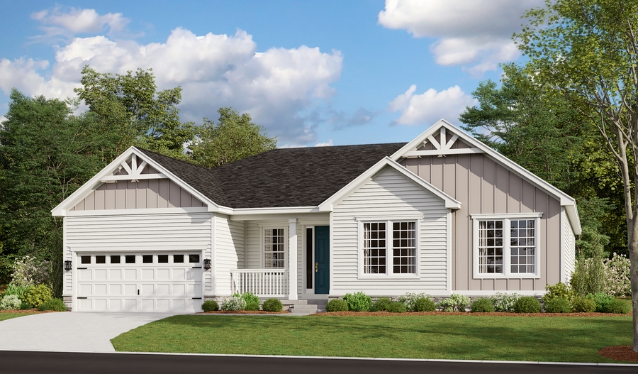 Exterior C of the Melody floor plan