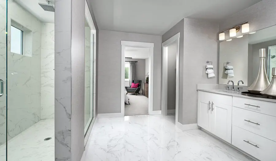 The Hopewell Owner's bathroom of the Hopewell plan in Seattle