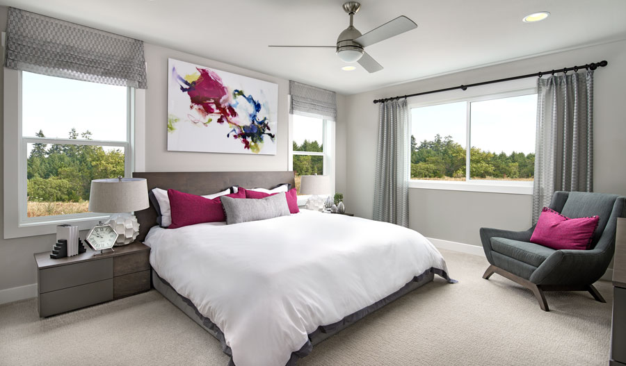 The Hopewell Owner's bedroom of the Hopewell plan in Seattle