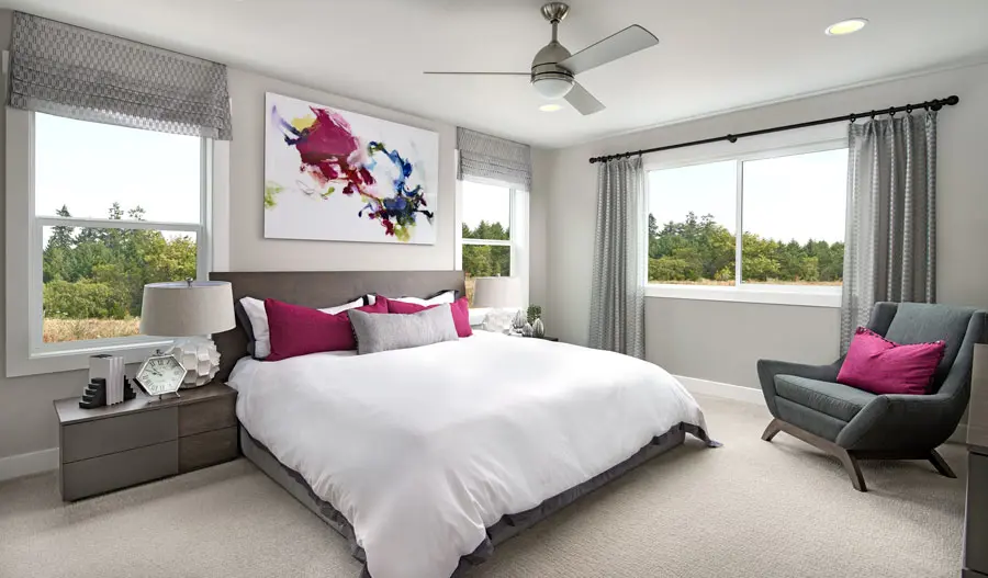 The Hopewell Owner's bedroom of the Hopewell plan in Seattle