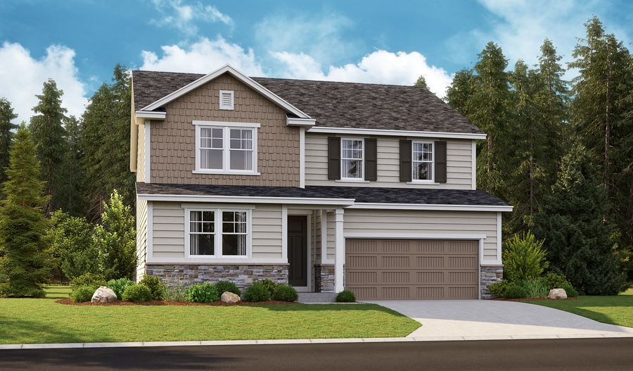 Ammolite floor plan at Seasons at Redwood Landing Richmond American Homes