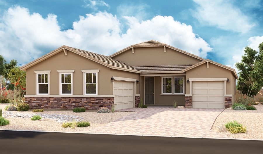Exterior B of the Townsend floor plan