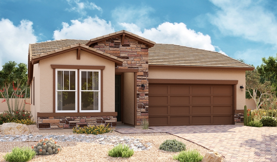 Exterior B of the Sapphire floor plan