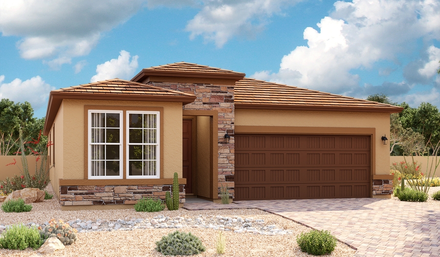Exterior C of the Sapphire floor plan