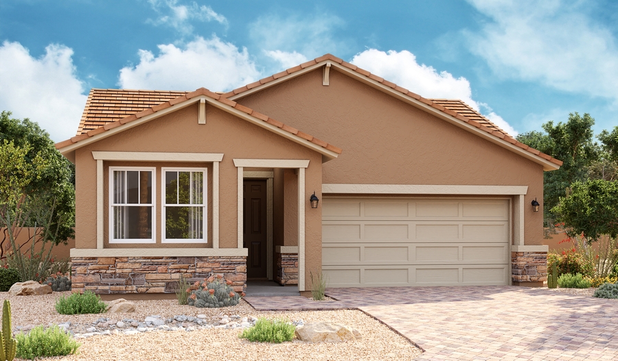 Exterior B of the Emerald floor plan