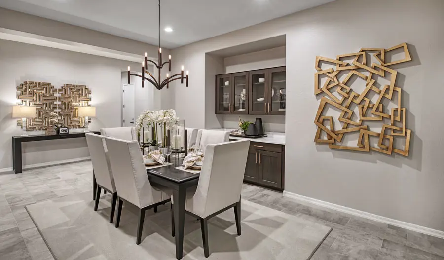 Dining room of the Julia plan in PHX