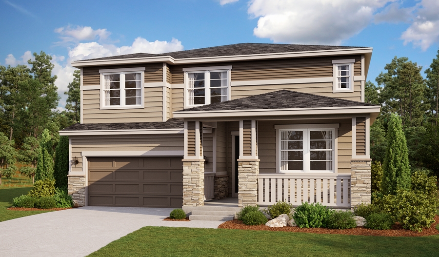 Hopewell floor plan at Belleview Village Richmond American Homes