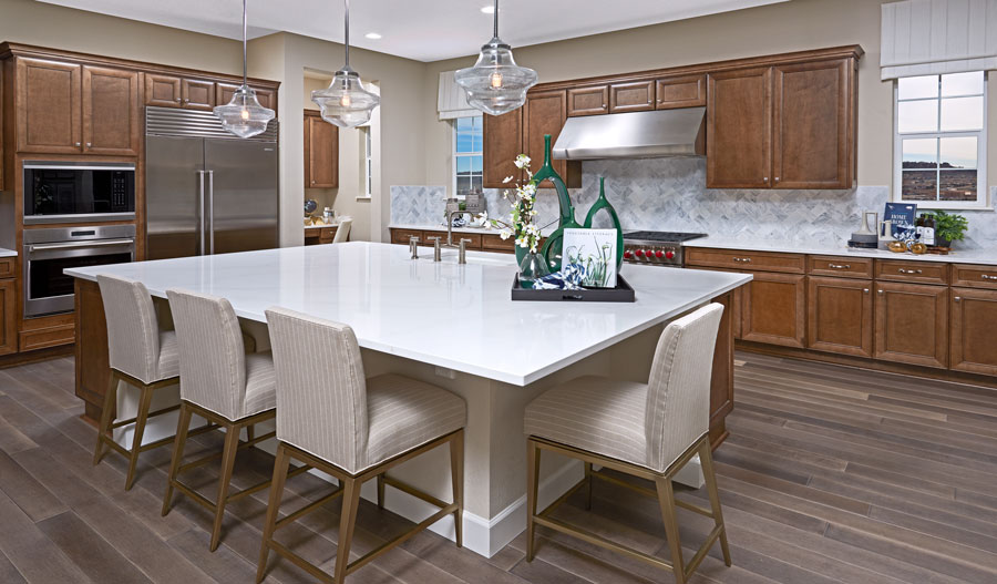 Kitchen of the Hanford plan in Denver