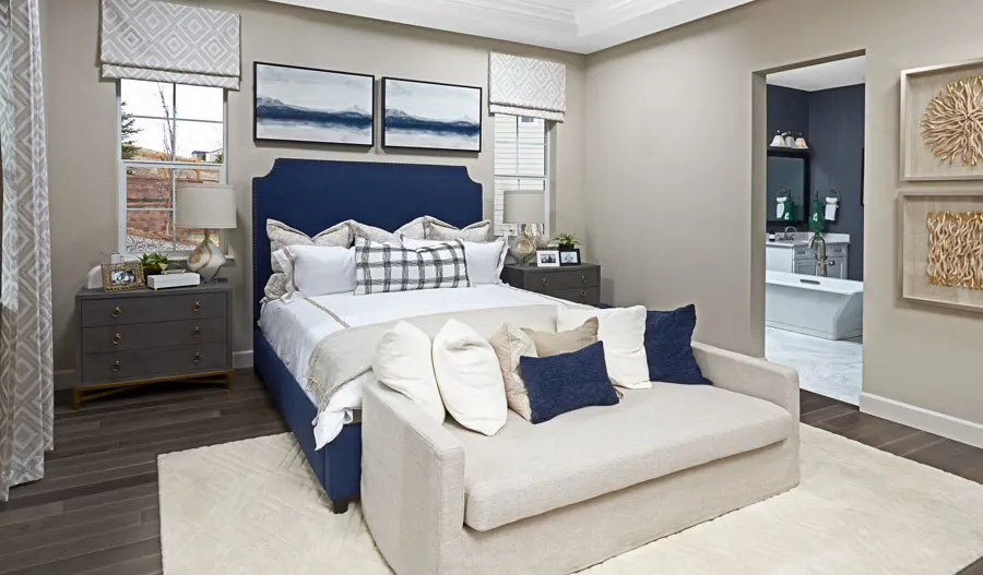 Owner's bedroom of the Hanford plan in Denver