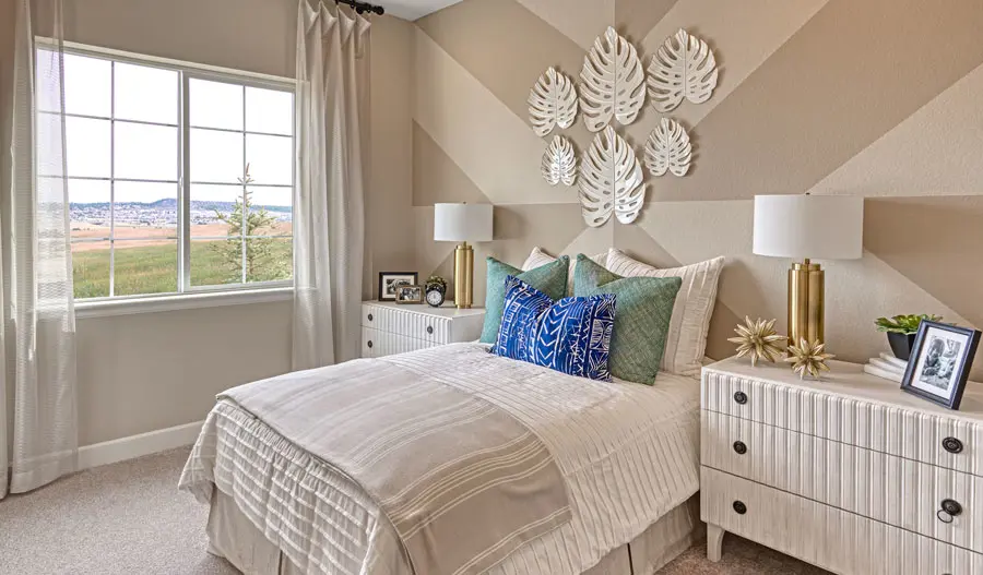 Guest room of the Hanford plan in Denver