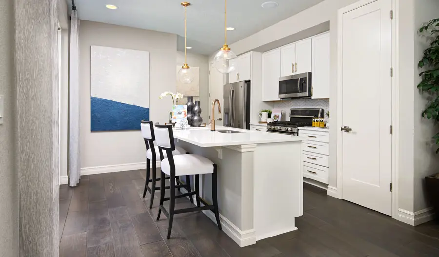 Kitchen of the Boston plan in Denver