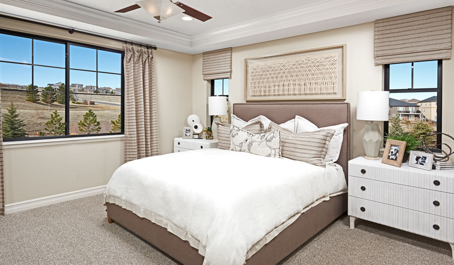The Harris Owner's bedroom of the Harris plan in Denver