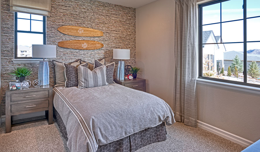 The Harris Guest room of the Harris plan in Denver