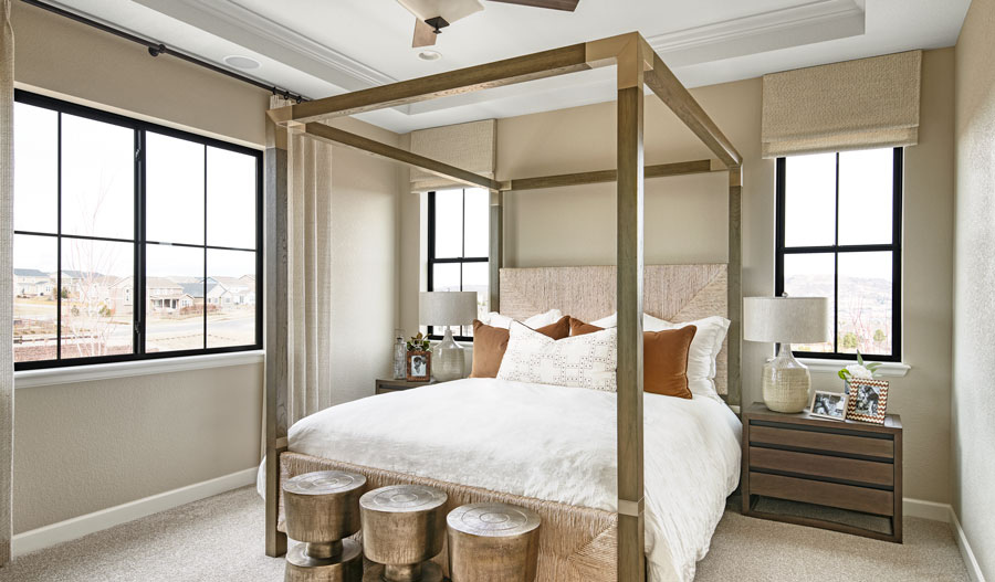 The Darius Owner's bedroom of the Darius plan in Denver