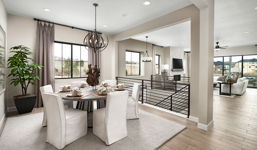 Dining Nook Dining room of the Darius plan in Denver