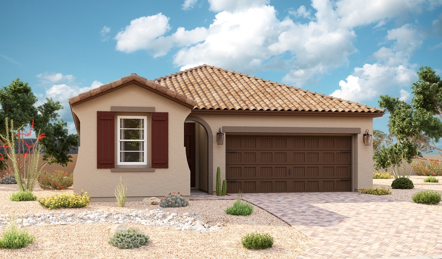 Exterior A of the Emerald floor plan