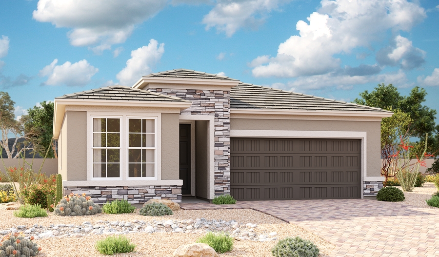Exterior C of the Sapphire floor plan