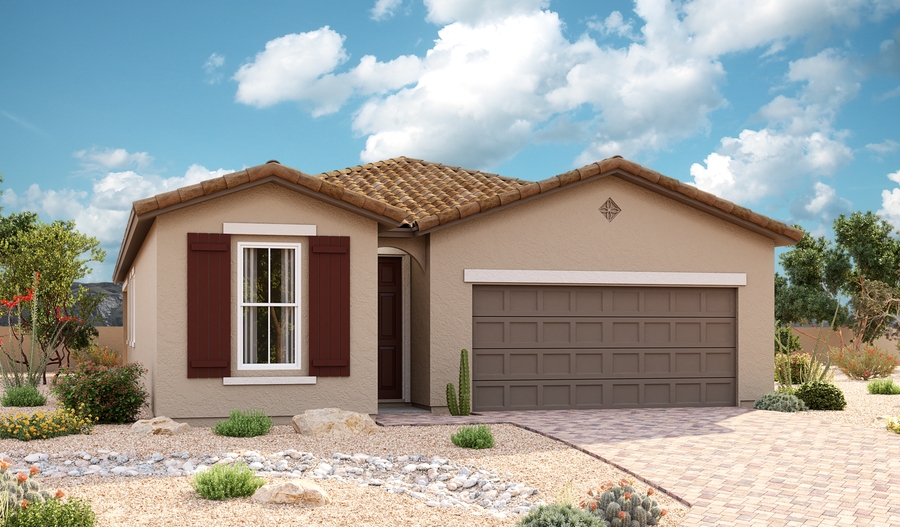 Exterior A of the Sunstone floor plan
