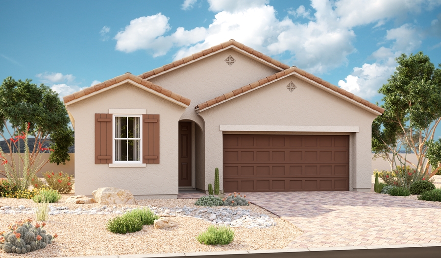 Exterior A of the Emerald floor plan