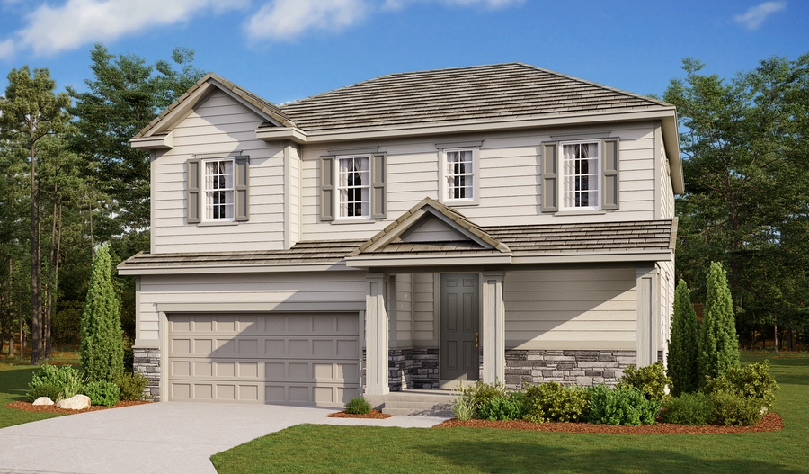 The Bedford - Elevation E Exterior E of the Bedford floor plan