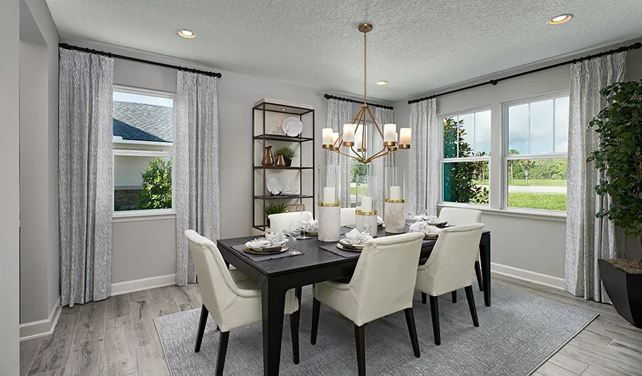 The Raleigh Dining room of the Raleigh plan in JAX