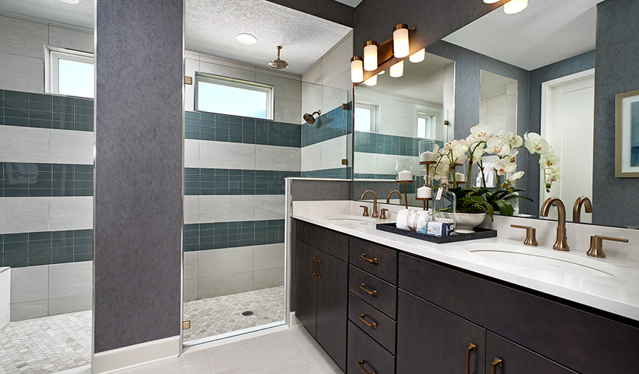 The Raleigh Owner's bathroom of the Raleigh plan in JAX