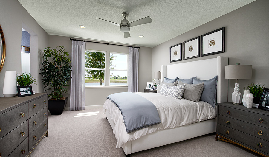 The Raleigh Owner's bedroom of the Raleigh plan in JAX