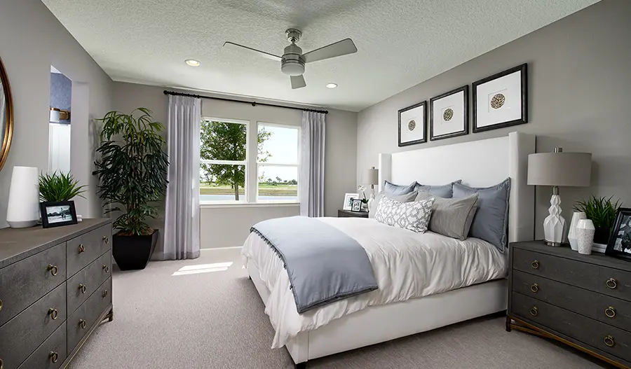 The Raleigh Owner's bedroom of the Raleigh plan in JAX