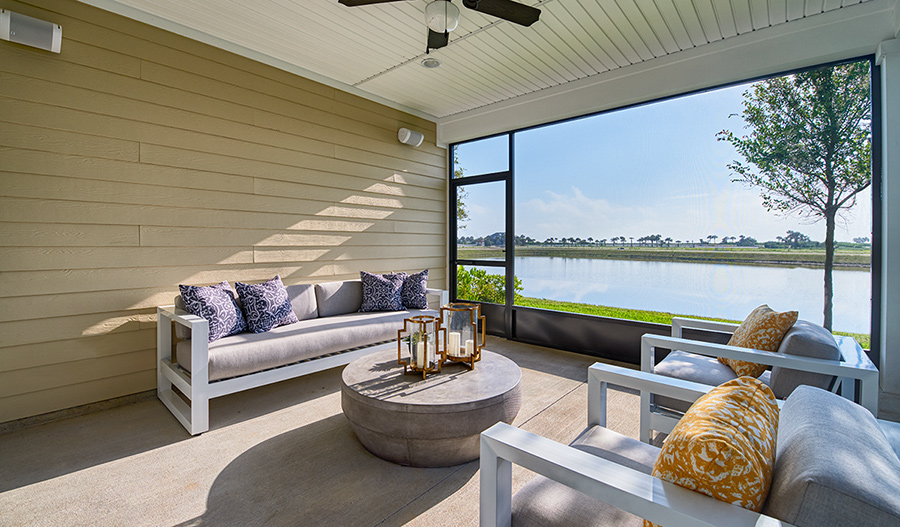 Raleigh floor plan at Los Lagos at Matanzas Shores Richmond American