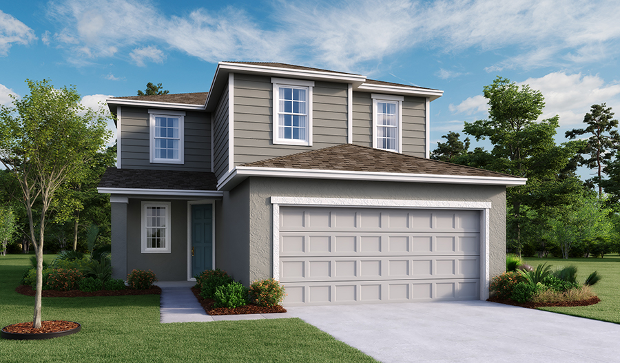 Exterior A of the Pine floor plan