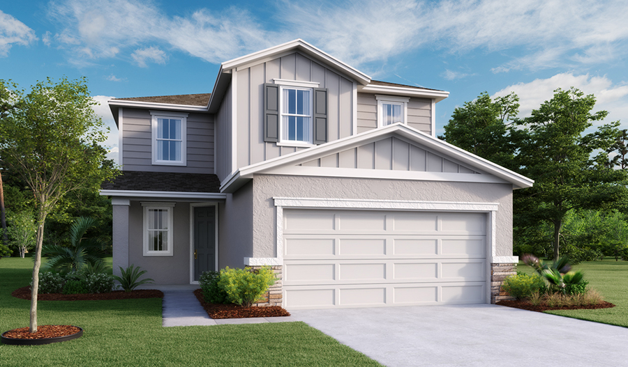Exterior B of the Pine floor plan