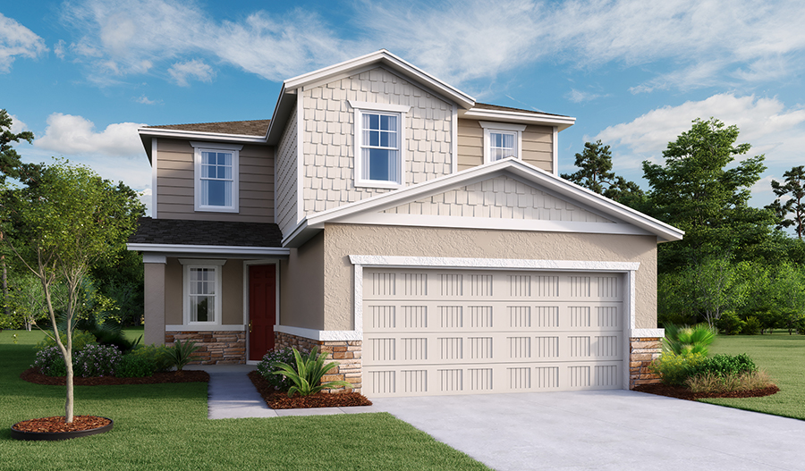 Exterior C of the Pine floor plan