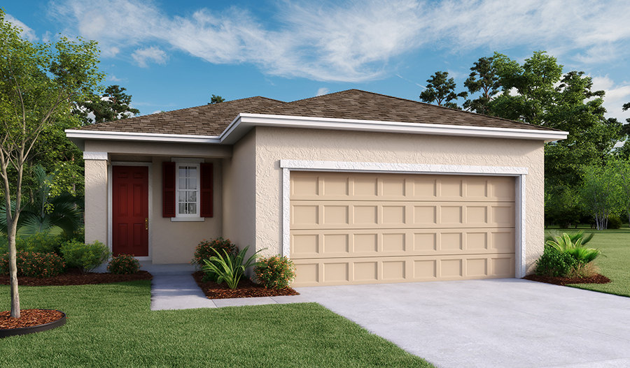 Exterior A of the Beech floor plan