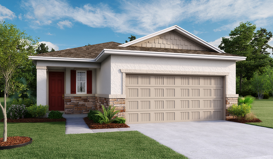 Exterior C of the Beech floor plan