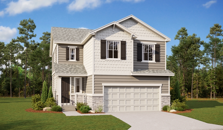 Exterior A of the Lightner floor plan