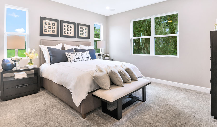 Owner's Bedroom of the Pewter plan in Orlando