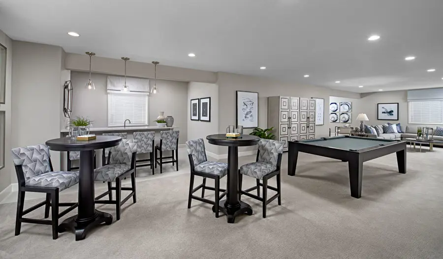 Basement of the Decker plan in Castle Rock
